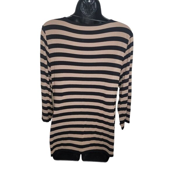 Vince Camuto striped layered blouse top size XL - Picture 2 of 6